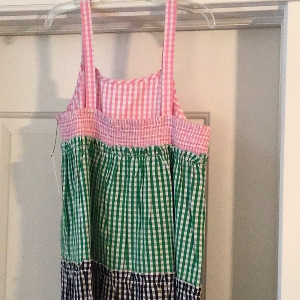 Girls Crown & Ivy (Belk) Sundress NWT 14 gingham - Picture 2 of 2